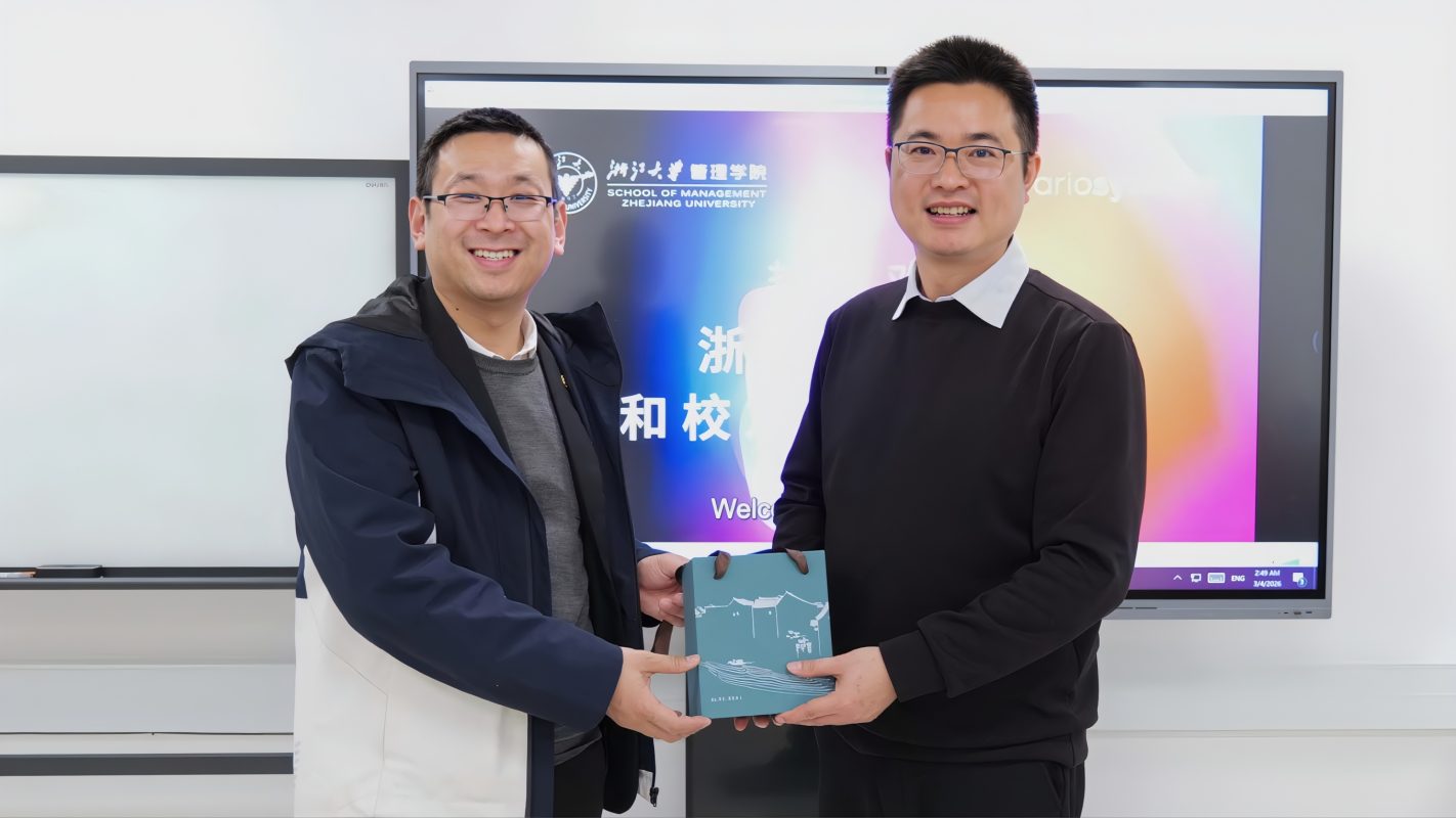 Mr Wang and Bruce Ding